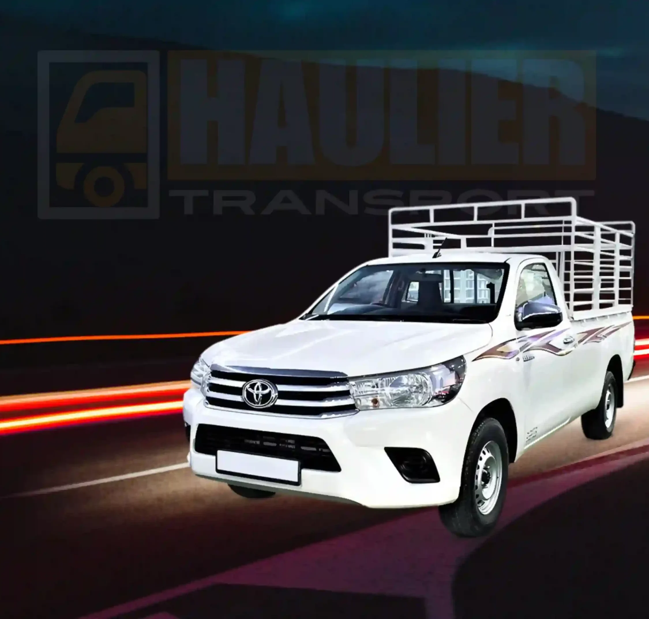 Haulier transport provides 1 tin pickup for rent in Dubai