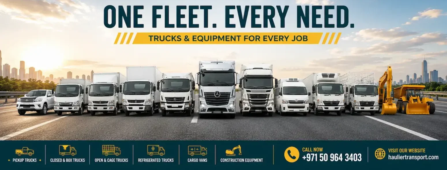 Haulier Transport Fleet Options Available for Rent in Dubai & UAE 2